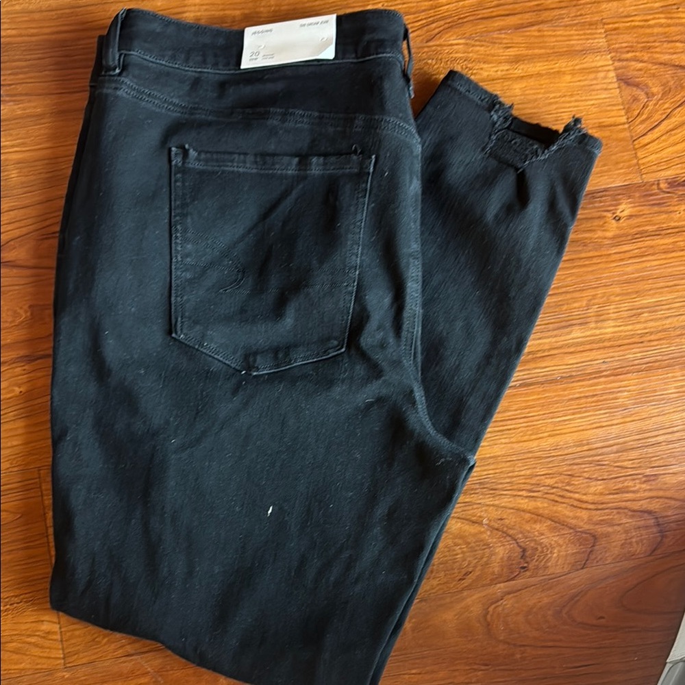 American Eagle The dream jean jegging destroyed black